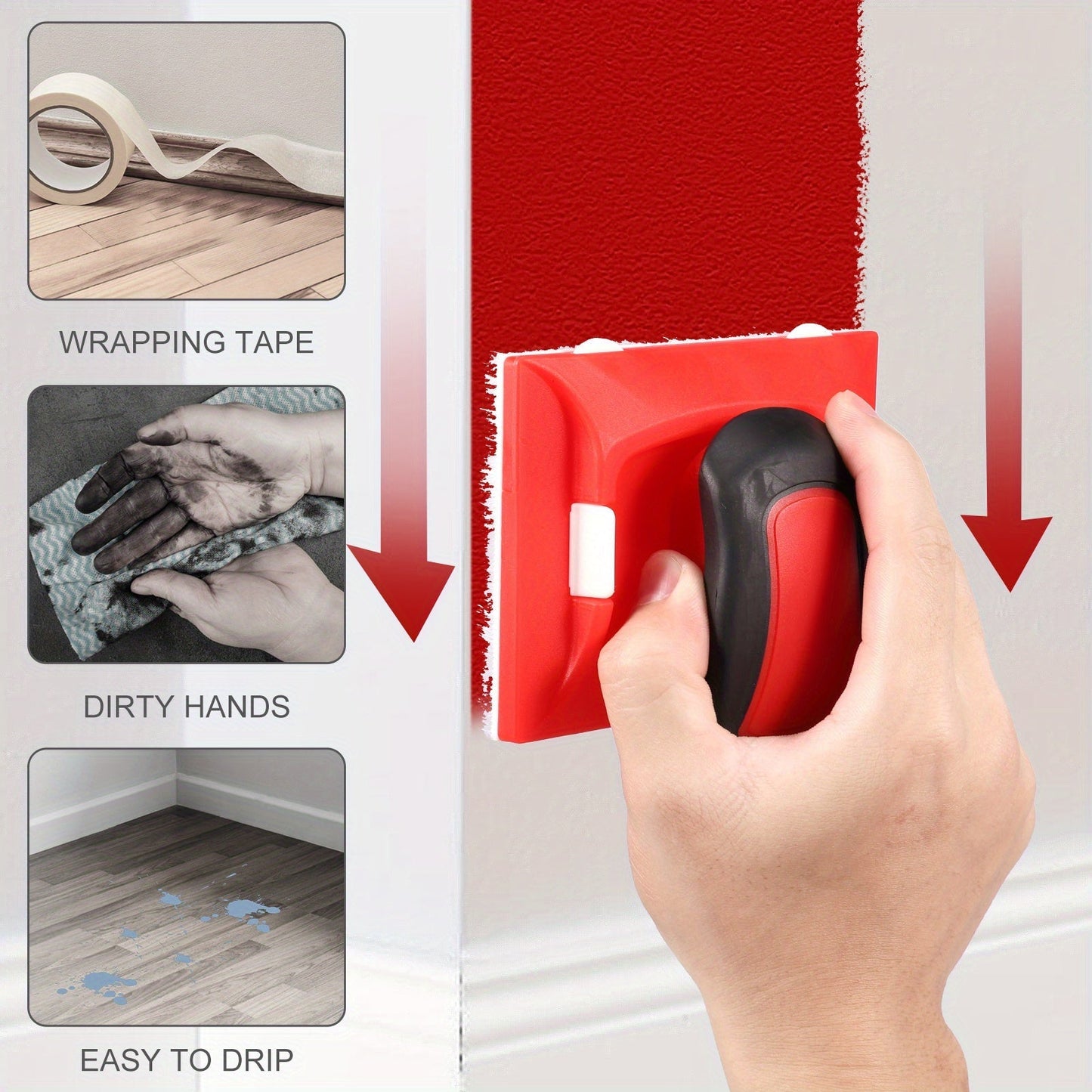 Latex Paint Edger Flat Trimming Brush