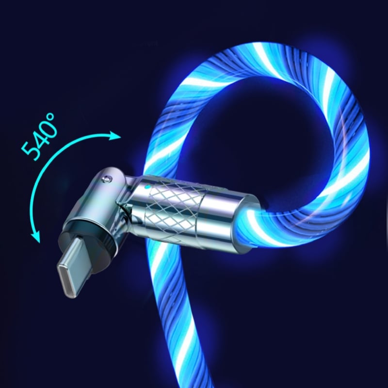 ⚡540° drehbares Streamer-Datenkabel/⚡540° Rotatable Streamer Data Cable