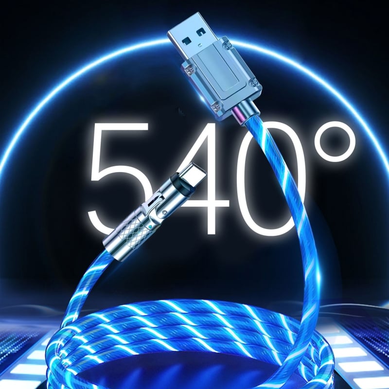 ⚡540° drehbares Streamer-Datenkabel/⚡540° Rotatable Streamer Data Cable