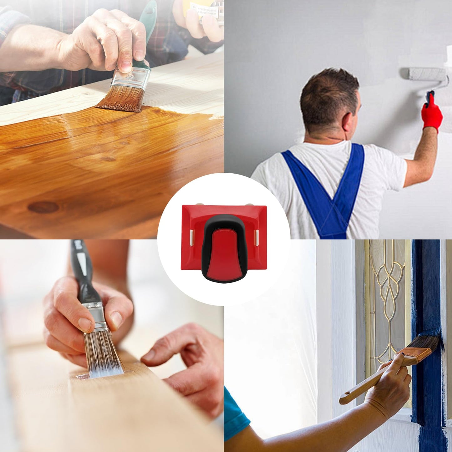 Latex Paint Edger Flat Trimming Brush