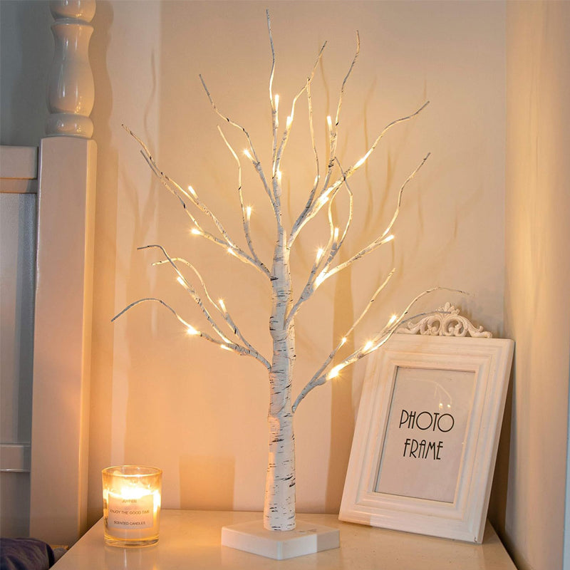 🌲 LED kunstige trelys – Et snev av natur, en glød av varme ✨