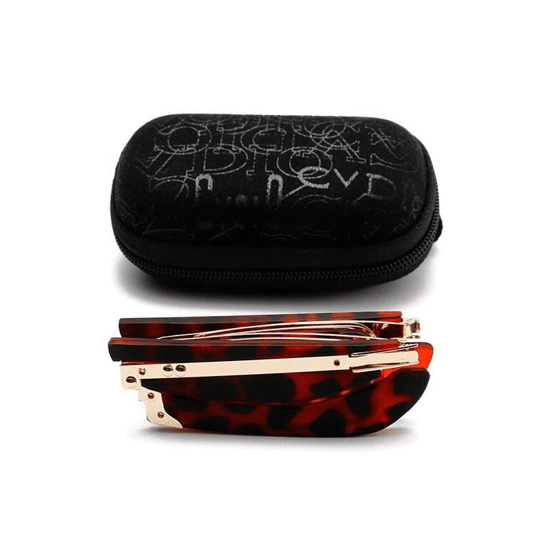 (🎁Siste dag 49 % rabatt)👓Sammenleggbare lesebriller med blått lysfilter og etu