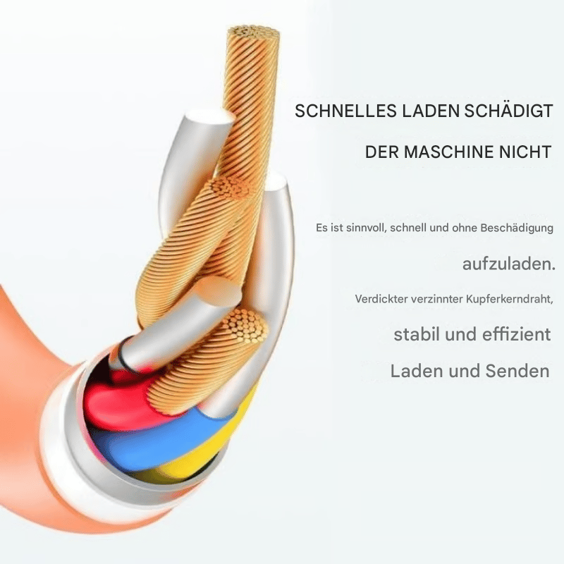 ⚡540° drehbares Streamer-Datenkabel/⚡540° Rotatable Streamer Data Cable