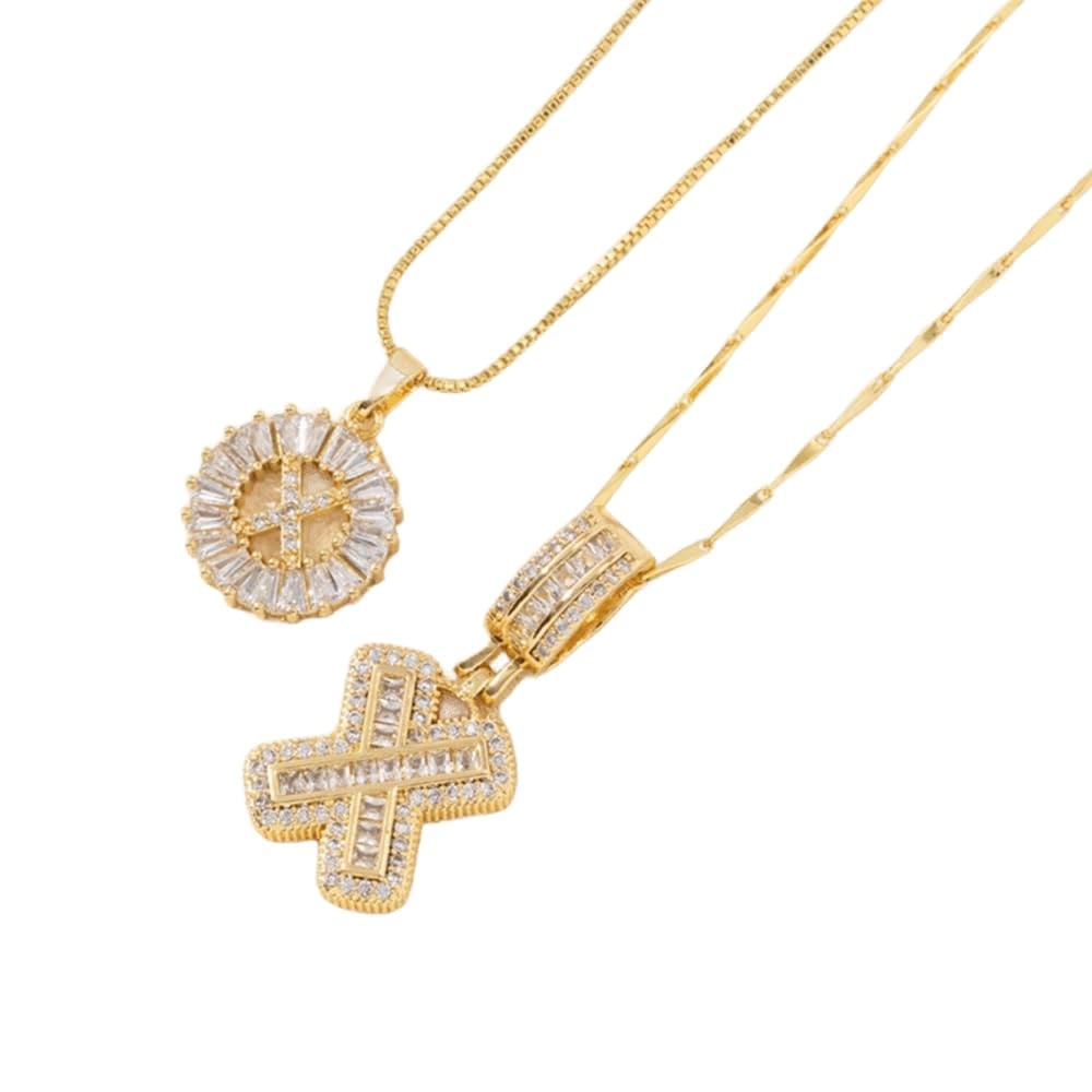 Alfabet Anheng Halskjede Sett