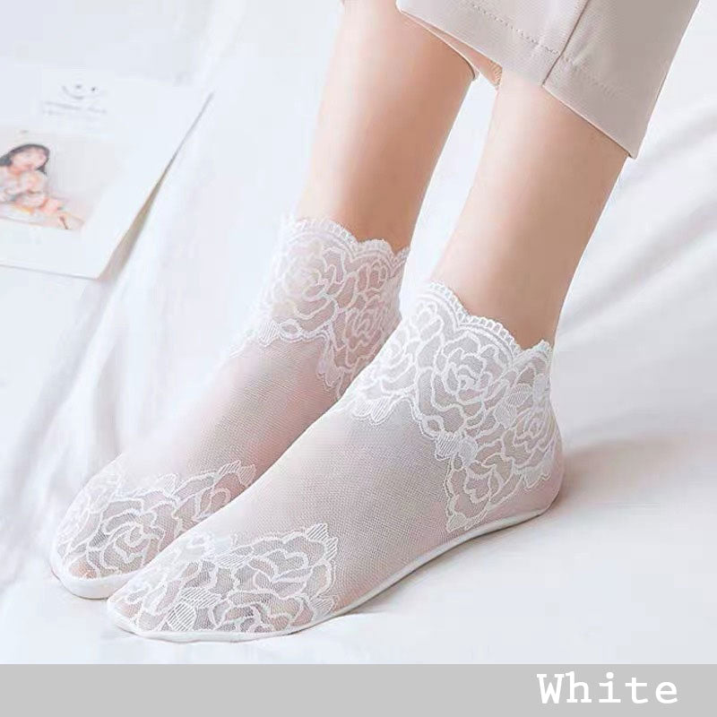 Fashion Lace-sokker for damer