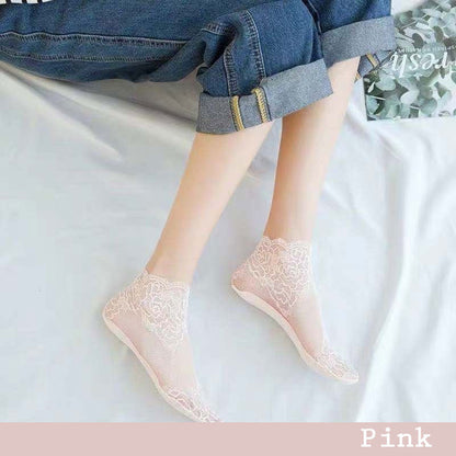 Fashion Lace-sokker for damer