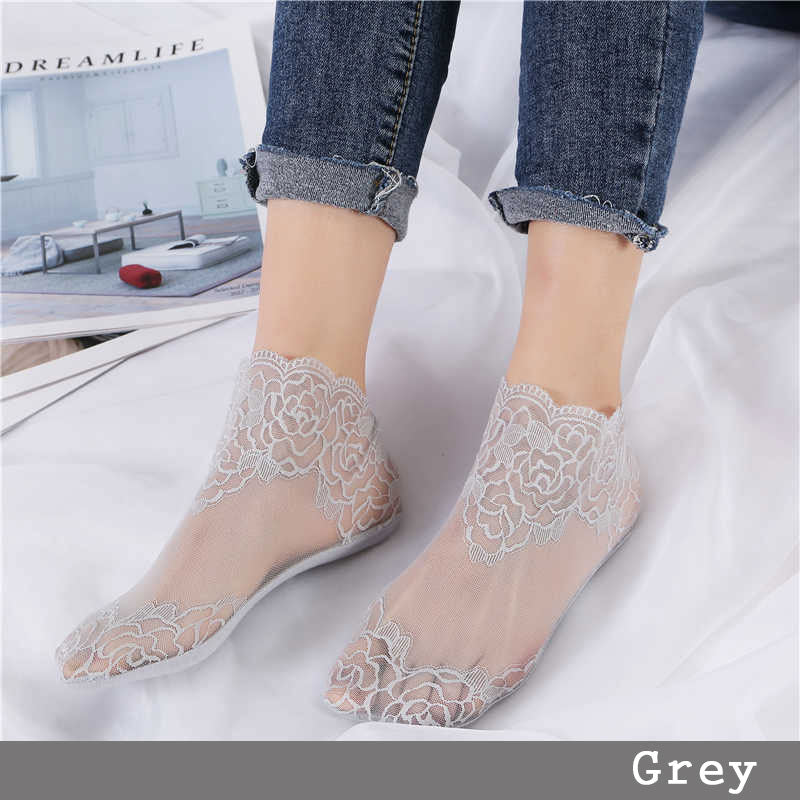 Fashion Lace-sokker for damer