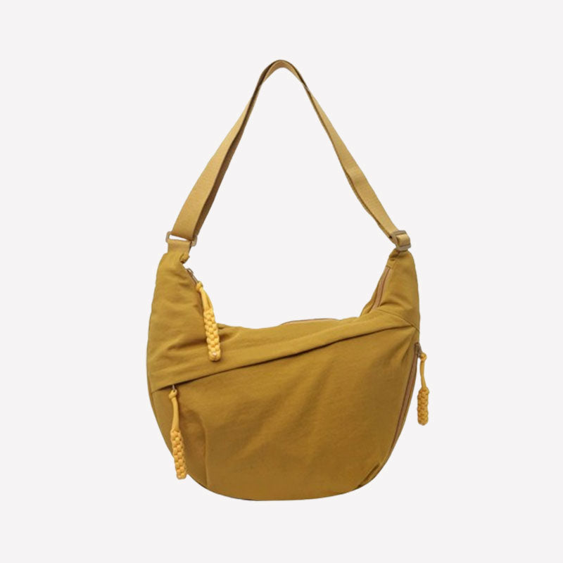 🔥🎒Lady Fashion One Colour Nylon Crossbody Bag