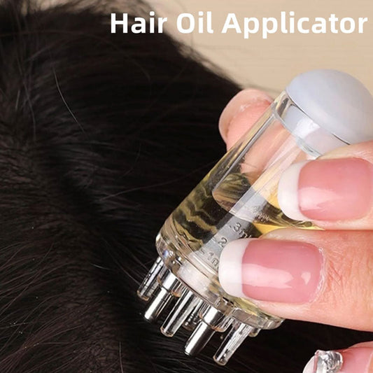 Applikator for hårolje