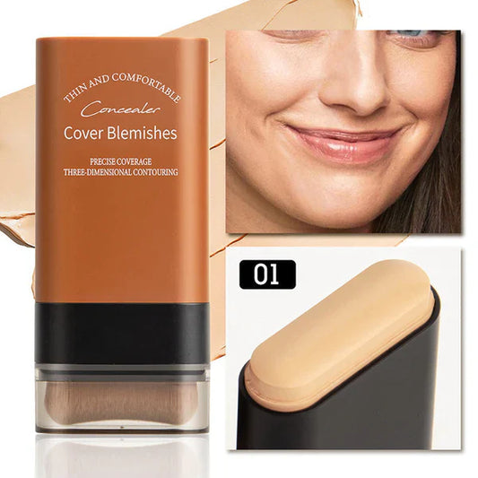 🥰Fuktighetsgivende, lett foundation stick med pense