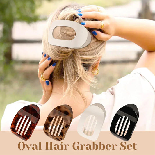 ⏳Denne ukens spesialtilbu💖✨Oval hårgripesett (4 stk)