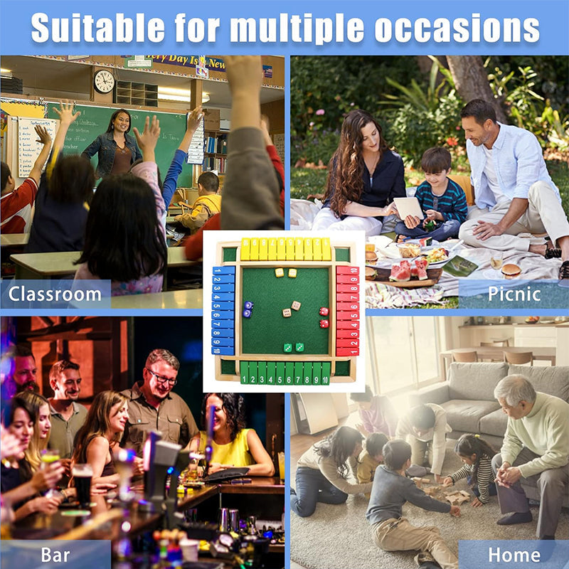 Rekvisitter til firesidig kortspill