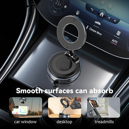 2025 Nyeste 360° justerbar, magnetisk sugekopp-telefonholder med vakuu