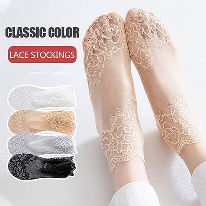 Fashion Lace-sokker for damer
