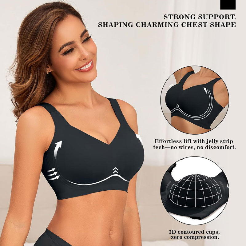 🎁Kjøp 1, få 2! 🔥 Super Lift-BH | Trådløs push-up-BH 👍Si farvel til hengende brystlinje