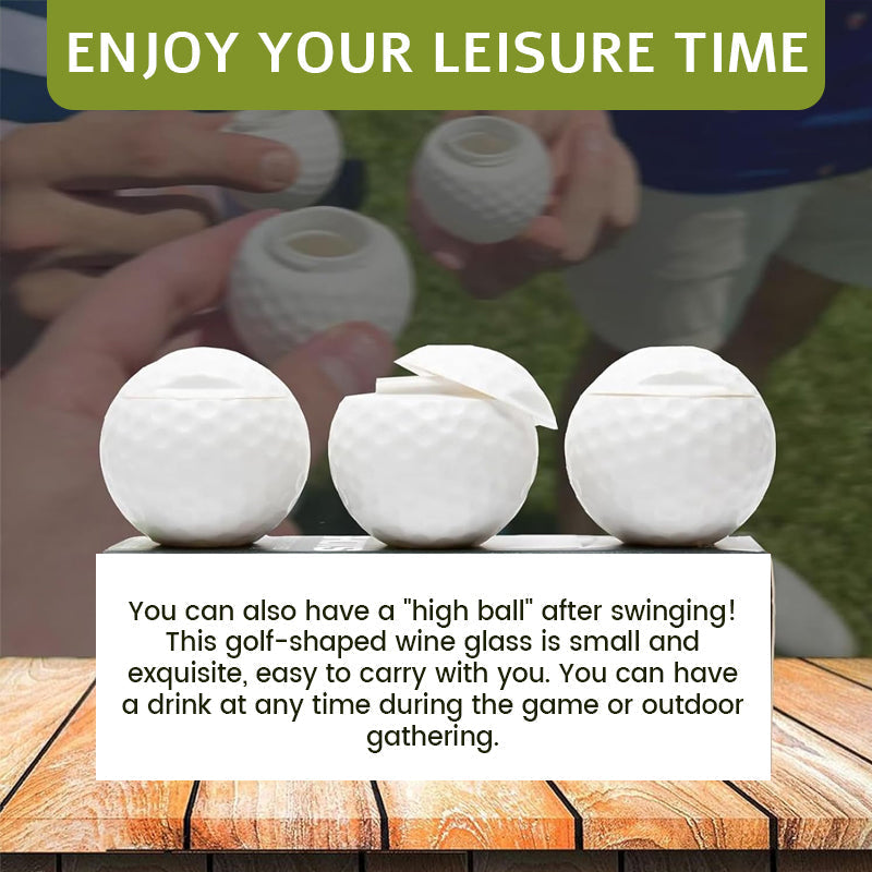 ⛳Kreativt shotglass formet som en golfball🍷Få drikken din trygt inn på stadion
