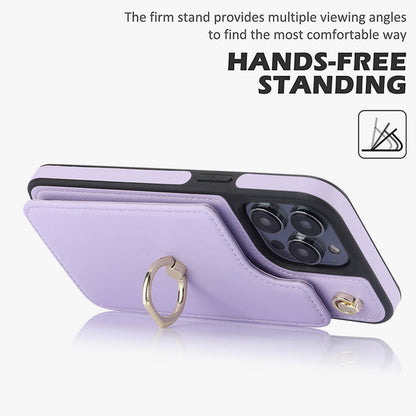 Skråstilt mobiletui i lær med trekkspill - Den perfekte kombinasjonen av stil og funksjonalitet 📱✨