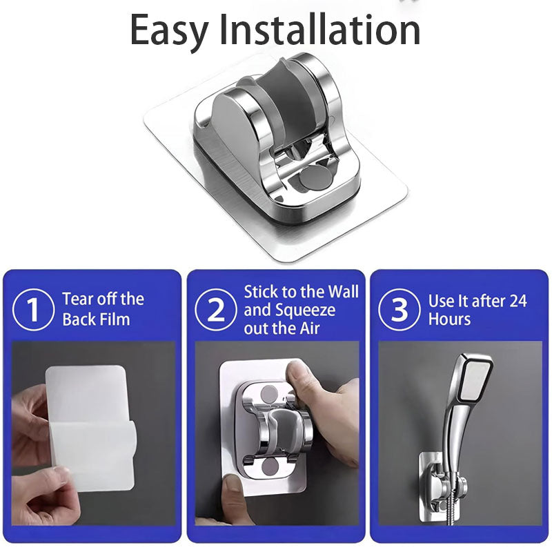 🚿 Selvklebende justerbar dusjbrakett 🚿