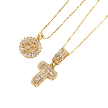 Alfabet Anheng Halskjede Sett