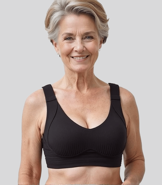 🔥Vårsalg 49% rabatt - Ribbet Push Up justerbar trådløs bh for kvinner