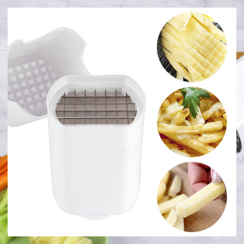 Pommes fritesskjærer i rustfritt stål Husholdning Pommes frites poteter kuttet