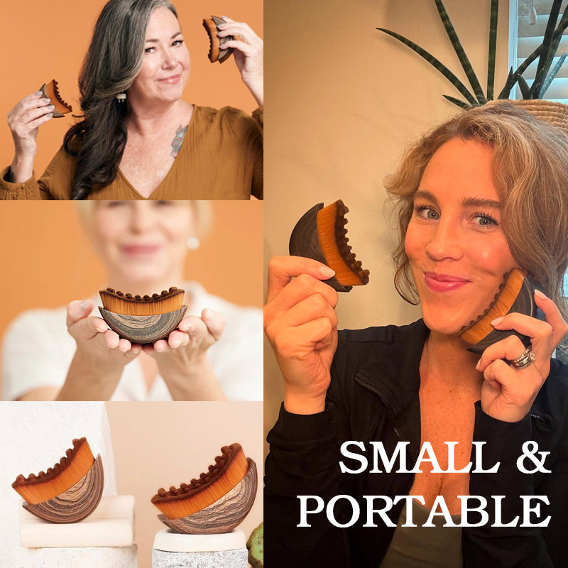 💆♀️ Lymfatisk kontur ansiktsbørste | Hver børste former konturene dine