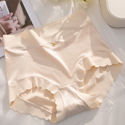 🎁Kjøp 1 Få 2 (3-pakning) Premium Satin Antibacterial Ice Silk Fuktabsorberende truse