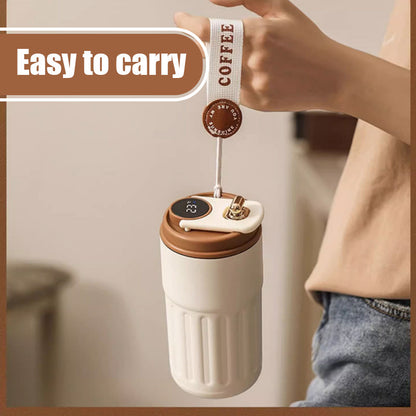 Kaffetermos med temperaturvisning