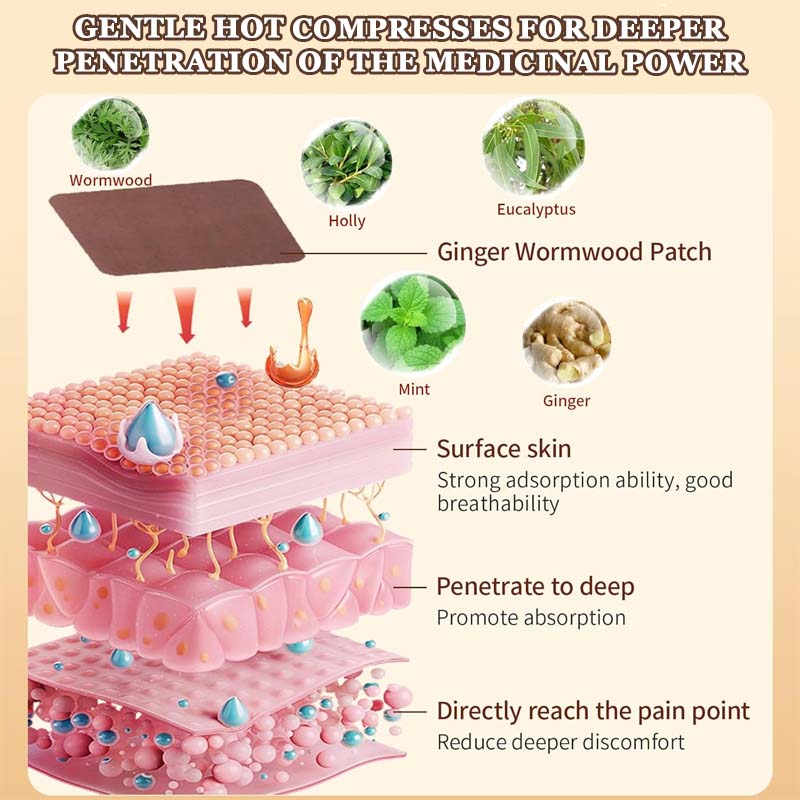 ⏳kjøp mer spar mer✨Fjern kulde og fuktighet, lindre smerte💖Malmort Moxibustion leddplaste