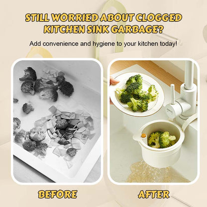 🧺 Multifunksjonell avløpskur✨ Hold vasken frisk, ren og alltid flytende!