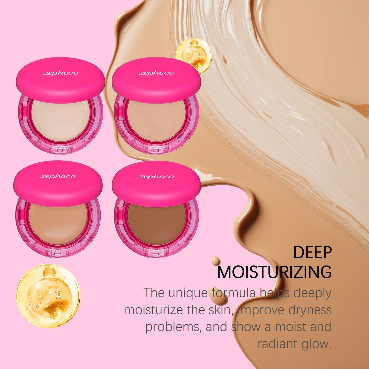 🔥Siste dags rabatt 49% avslag - Peptide Bounce Balm Foundatio