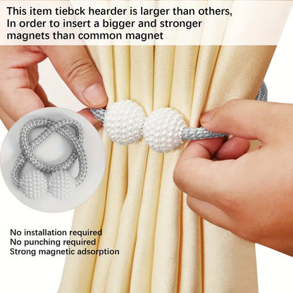 ✨Magnetiske gardinklips - stilig og praktisk oppbevaring✨