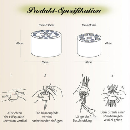 🎄Valentinsdagstilbud - 49 % RABATT🎄Spiral Ikebana-stilkholder