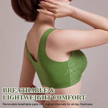 🌹Siste dag ❤️ Kjøp 1 få 2 gratis🌹Komfortabel sømløs BH uten bøyler med lukking foran