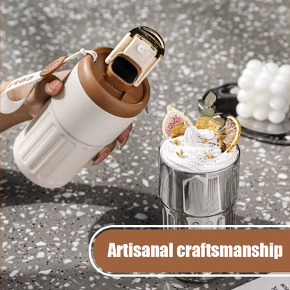 Kaffetermos med temperaturvisning