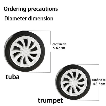 Beskyttelsesdeksel av silikon for bagasjehjul