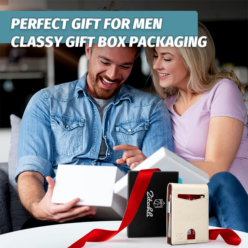 Stilig, tyverisikret skinnlommebok for forretningsfolk