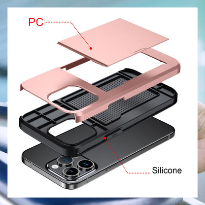 Kort skyvbart mobiltelefonskall