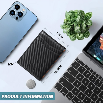 Stilig, tyverisikret skinnlommebok for forretningsfolk