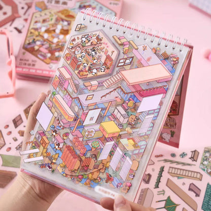🌟Kreativitet møter lek🎨 Stressavlastende håndlagde sceneklistremerke