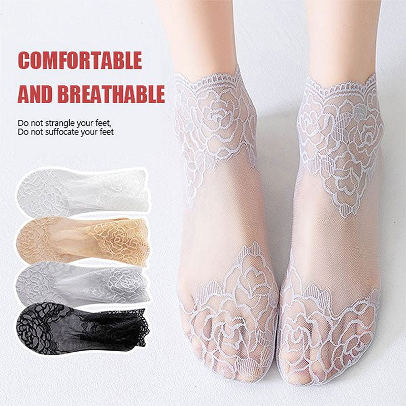 Fashion Lace-sokker for damer