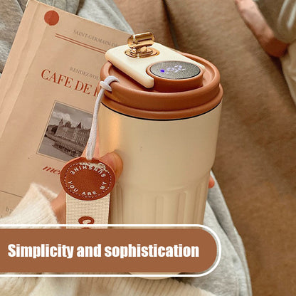 Kaffetermos med temperaturvisning