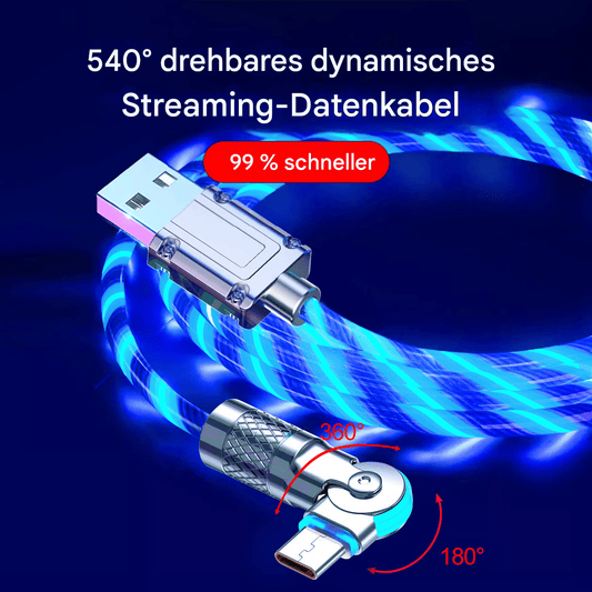 ⚡540° drehbares Streamer-Datenkabel/⚡540° Rotatable Streamer Data Cable