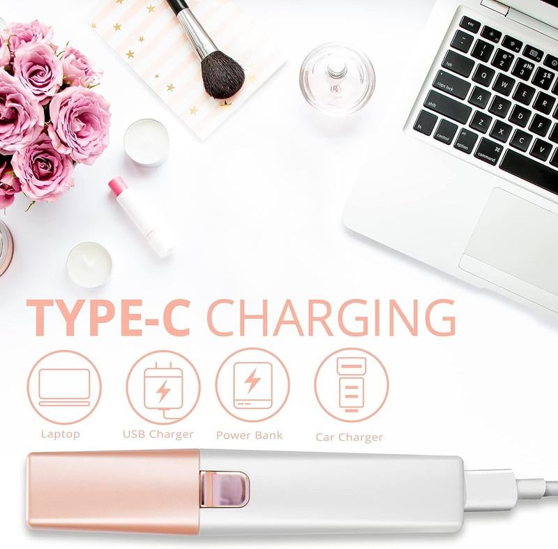 2-i-1-apparat for fjerning av øyenbryn og ansiktshår for kvinner