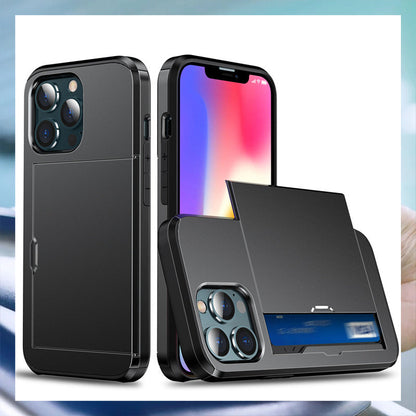 Kort skyvbart mobiltelefonskall