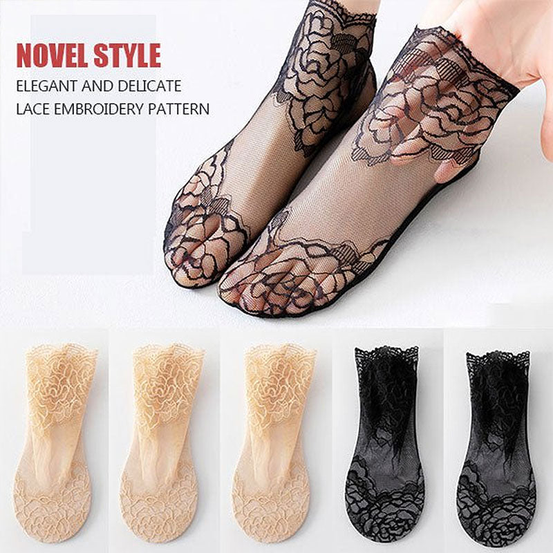 Fashion Lace-sokker for damer