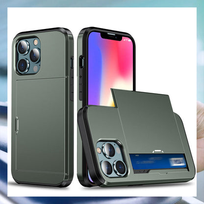 Kort skyvbart mobiltelefonskall