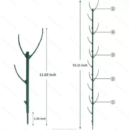 💖🌿Grønn planteholder til hagen – holder plantene dine oppreist uten å stjele oppmerksomheten.