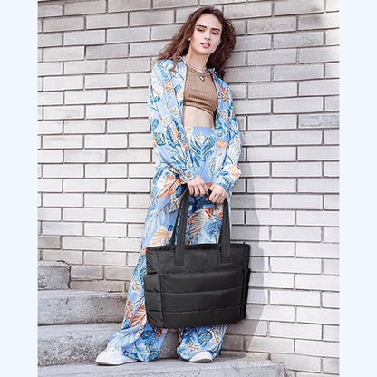 Lett, myk veske/Lightweight Fluffy Tote Bag