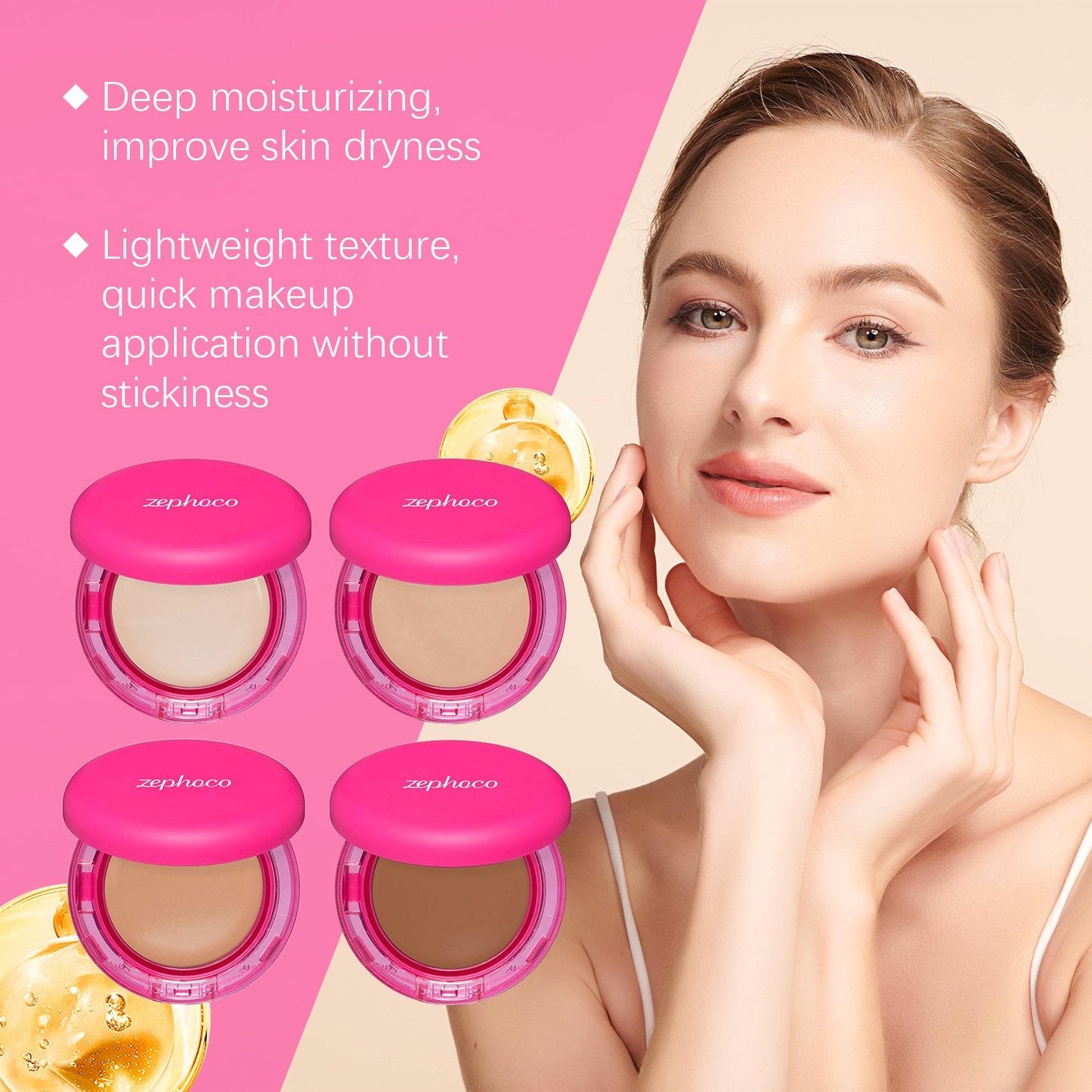 🔥Siste dags rabatt 49% avslag - Peptide Bounce Balm Foundatio